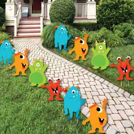 Monster: Yard Signs 10pc (RENT)