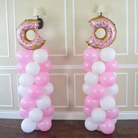 Balloon Columns: Donuts (RENT)