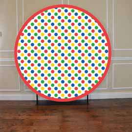 Circle Backdrop Sesame (RENT)