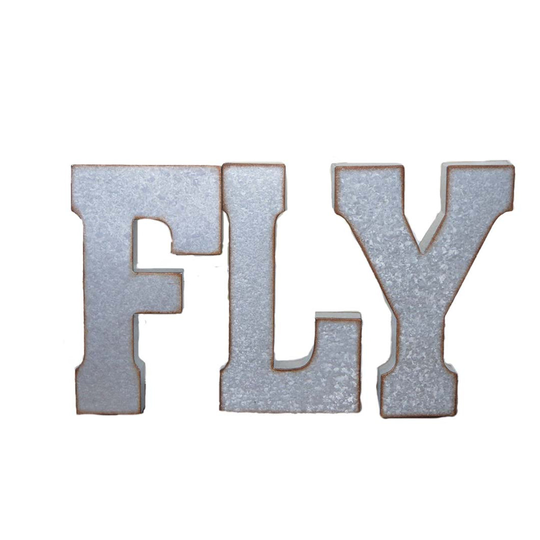 Metal Letter: FLY (RENT)