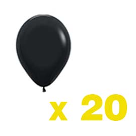 5" Black Balloons: (BUY)