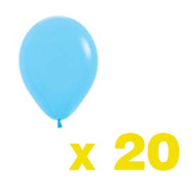 5" Blue Pastel Balloons: (BUY)