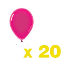 11" Fucshia Balloons: (BUY)