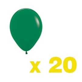 5" Dark Green Balloons: (BUY)