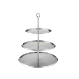 Cupcake Stand: Stainless (RENT)