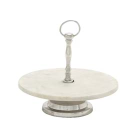 Cake Stand: Marble Stl (RENT)