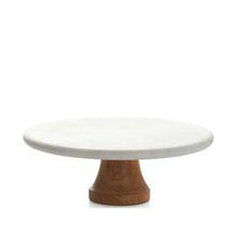 Cake Stand: Wood Marble (RENT)