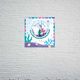 Wall Banner: Mermaid (RENT)