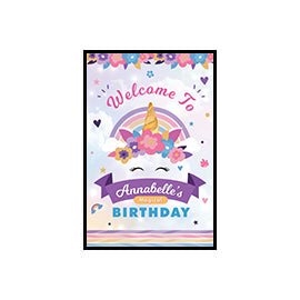 Welcome Sign 24x36 Unicorn (RENT)