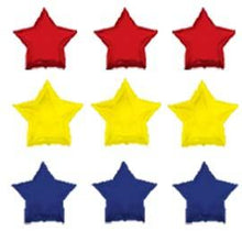 Balloons: Star: Red/Yellow/Blue (BUY)