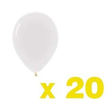11" White Balloons: (BUY)