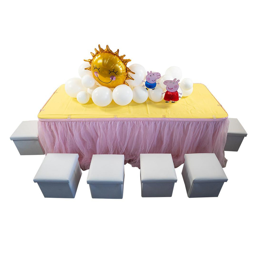 Pink Pig Kids Table Decor (RENT)